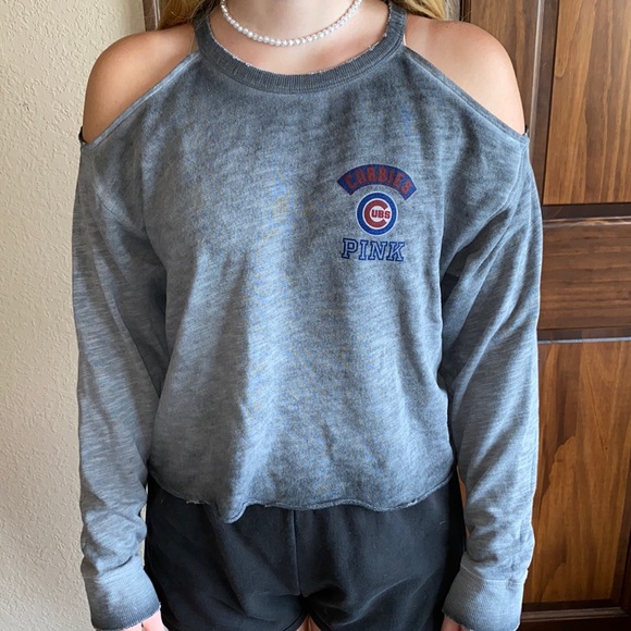 PINK Victoria's Secret Tops - Chicago Cubs Sweater